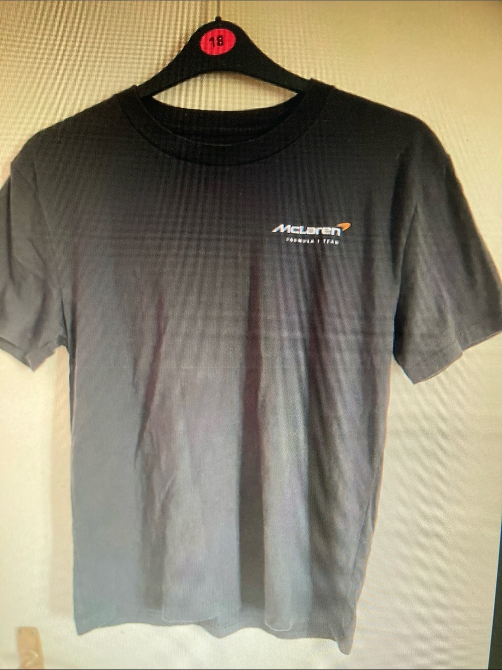 McLaren Men’s Black Crew Neck Short Sleeve Tee
